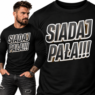 LONGSLEEVE ŚMIESZNY SZKOŁA SIADAJ